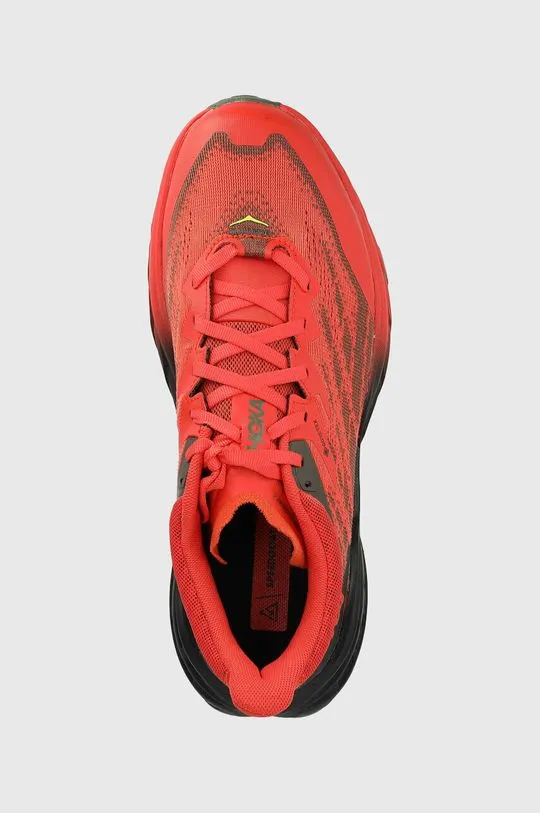 Hoka One One running shoes Speedgoat 5 GTX red color